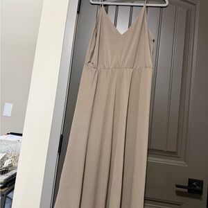 H&M Tan Maxi Dress